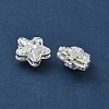 Brass Micro Pave Cubic Zirconia Beads KK-S336-11S-C-2