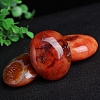 Natural Red Agate Oval Palm Stone Reiki Polished Healing Pocket Worry Stone PW-WG0D36A-01-4