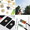 SUNNYCLUE Self Adhesive Brass Stickers DIY-SC0010-56-2