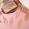 16Pcs 4 Colors Brass Filigree Pendants KKC-TA0001-08A-5