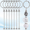 10Pcs Iron Bar Beadable Keychain Clasps AJEW-SC0003-89P-7