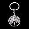 Natural Quartz Crystal Keychain KEYC-E023-03G-1