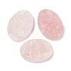 Natural Rose Quartz Cabochons G-K338-38C-02-1