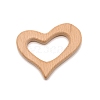 Heart Wood Napkin Rings AJEW-WH0252-21-1