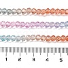 Transparent Painted Glass Beads Strands LS-DGLA-A034-T3mm-A19-3
