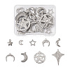 18Pcs 9 Styles 304 Stainless Steel Pendants STAS-TA0001-84-1