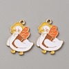 Alloy Enamel Pendants ENAM-CJC0015-15A-1