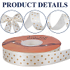 Gold Stamping Polka Dot Polyester Printed Ribbon OCOR-CY0003-70-6