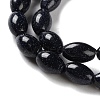 Synthetic Blue Goldstone Beads Strands G-I369-B21-01A-4