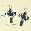 304 Stainless Steel Dangle Earrings EJEW-FS00009-5