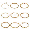 304 Stainless Steel Chain Bracelets STAS-TA0004-58-11