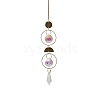 Crystal Glass Sun Catcher Pendant PW-WG9BDCB-01-1