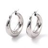 Non-Tarnish 304 Stainless Steel Chunky Hoop Earrings for Women X-EJEW-F280-06C-P-2