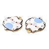 Alloy Enamel Pendants FIND-C037-14G-04-2