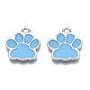 Alloy Enamel Pendants ENAM-T016-22P-E-RS-2