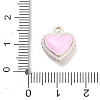 Two-Tone Alloy Enamel Pendants AL-CBA5AB7-03A-3