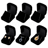 Flocking Jewelry Pendant Storage Boxes CON-WH0089-181A-1