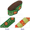 Gorgecraft Embroidery Polyester Ribbons SRIB-GF0001-02C-5