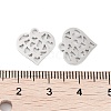 Non-Tarnish 316 Stainless Steel Charms STAS-C096-12C-P-3