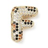 Brass Micro Pave Cubic Zirconia Pendants KK-Z108-02G-F-1