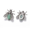 Natural Green Aventurine Brooches G-A176-D06-1-2