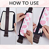 Cow Pattern Nylon Car Safety Belt Cover AJEW-WH20006-70C-5