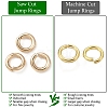 925 Sterling Silver Saw Cut Open Jump Rings STER-F036-02G-0.9x4mm-2