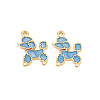 Alloy Enamel Pendants X-ENAM-N055-013B-NR-2