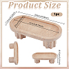 Natural Marble Jewely Display Tray AJEW-WH0709-086A-3
