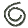 Synthetic Lava Rock Beads Strands G-B087-02A-04-2