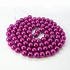 Glass Pearl Beads Strands HY-3D-B35-2