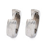 304 Stainless Steel Polishing effect Hoop Earrings EJEW-M001-18P-2