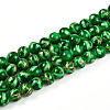 Baking Paint Glass Beads Strands DGLA-N010-10mm-04-1
