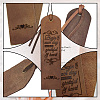 Cowhide Leather Labels AJEW-WH0386-0031-4