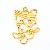 Zinc Alloy Open Back Bezel Pendant PALLOY-TAC0024-22-2