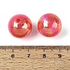 UV Plating Opaque Acrylic Beads SACR-Q005-01F-3