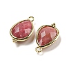 Natural Rhodonite Faceted Pendants G-M431-15G-03-2