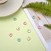 9Pcs 3 Colors Rack Plating Eco-friendly Brass Enamel Charms FIND-SZ0002-45-4