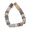 Natural Grey Agate Beads Strands G-G142-A16-01-3