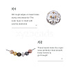 Cheriswelry 160Pcs 8 Colors Alloy Rhinestone Beads FIND-CW0001-11-4