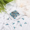 SUNNYCLUE 50Pcs Alloy Enamel Pendants ENAM-SC0003-21-6