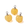 Opaque Resin Vegetable Pendants PALLOY-JF02766-02-1