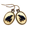 Alloy Enamel Dangle Earrings FS-WGA17FA-01-4