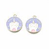 Alloy Enamel Pendants ENAM-S115-180-2