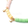 Polymer Clay Beaded Necklaces NJEW-JN03613-4