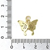 Brass Micro Pave Clear Cubic Zirconia Pendants KK-U005-01J-G-3