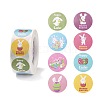 8 Patterns Easter Theme Self Adhesive Paper Sticker Rolls DIY-C060-03C-1