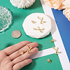 8Pcs 4 Styles Brass Pendants KK-TA0009-02-6