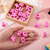 26Pcs 26 Styles Acrylic European Beads OACR-TA0004-42-7