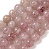 Natural Strawberry Quartz Beads Strands G-L595-C03-04-1